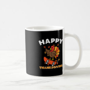 Mug Turquie Skateboard Bon thanksgiving mignon Automne
