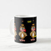 Mug Turquie Thanksgiving comique (Devant gauche)
