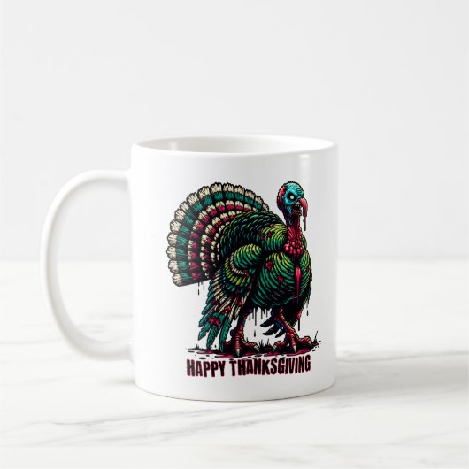 Mug Turquie Zombie Thanksgiving (Gauche)