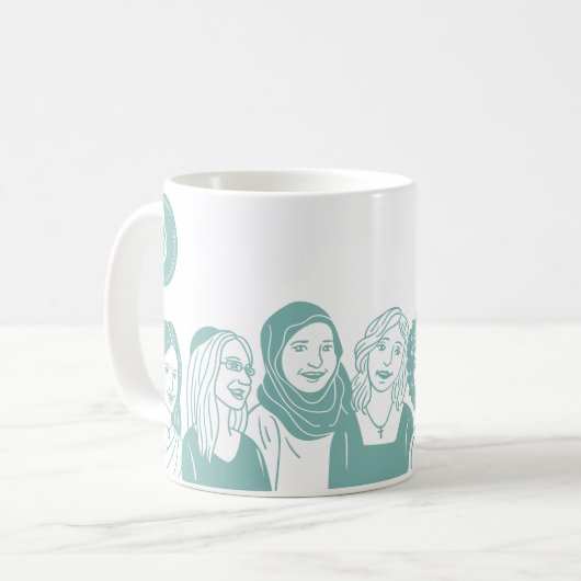 Mug Turquoise 11oz (Devant gauche)
