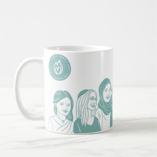 Mug Turquoise 11oz (Gauche)