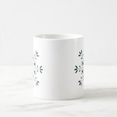 Mug Turquoise bleu moderne Noël scandinave Flèche de n (Centre)