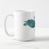 Mug Turquoise Blue Sea Turtles Ocean Elegant Beach (Gauche)