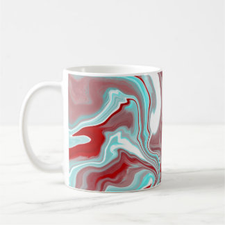 Mug Turquoise, Bourgogne, persiennes en marbre rouge e