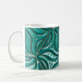 Mug Turquoise céramique mur textureabstract, archit (Gauche)