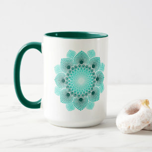 Mug Turquoise Dot Mandala