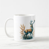 Mug Turquoise et Brown Buck Deer (Gauche)