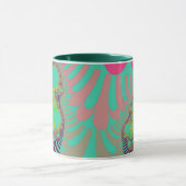 Mug Turquoise et rose (Centre)
