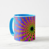 Mug Turquoise et rose (Devant gauche)