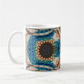 Mug Turquoise Gold Sun Southwestern Art (Gauche)