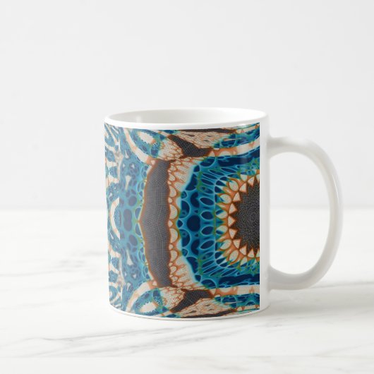 Mug Turquoise Gold Sun Southwestern Art (Droite)