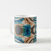 Mug Turquoise Gold Sun Southwestern Art (Devant gauche)
