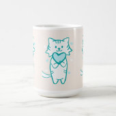 Mug Turquoise Kitty (Centre)