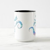 Mug Turquoise Marbré Om (Centre)