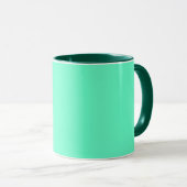 Mug Turquoise Néon (Devant droit)