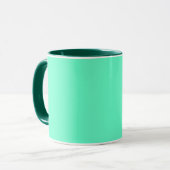 Mug Turquoise Néon (Devant gauche)