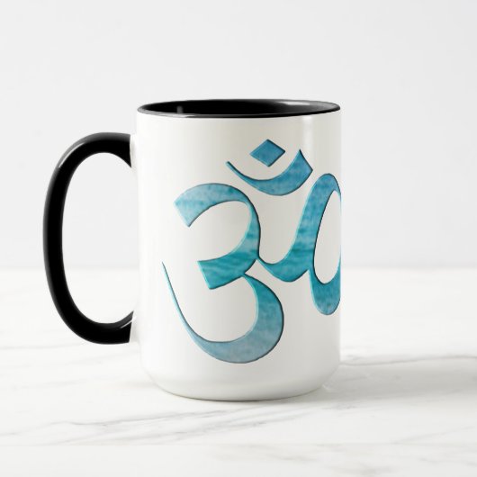 Mug Turquoise Om (Gauche)