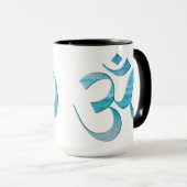 Mug Turquoise Om (Devant droit)