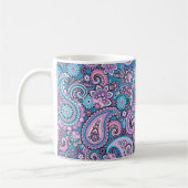 Mug Turquoise Paisley (Gauche)
