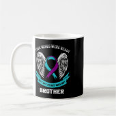 Mug Turquoise Purple Suicide Sensibilisation Frère Vos (Gauche)