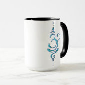 Mug Turquoise Respirer (Devant droit)