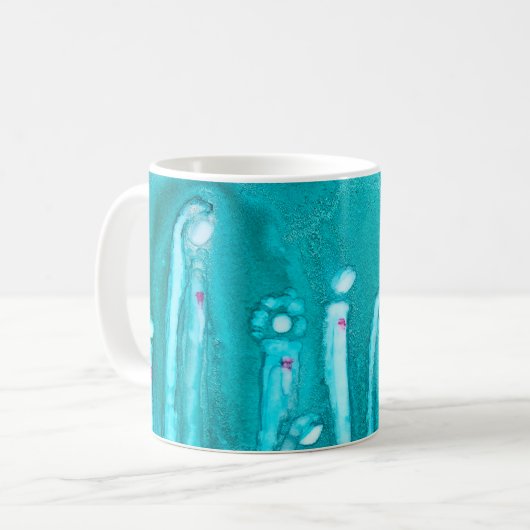 Mug Turquoise Turquoise café (Devant gauche)