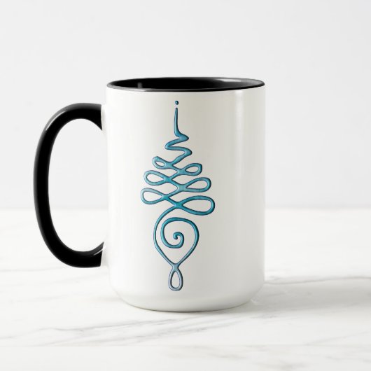 Mug Turquoise Unalome (Gauche)