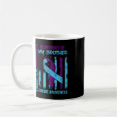 Mug Turquoise Violet Ruban Suicide Sensibilisation Ind (Gauche)
