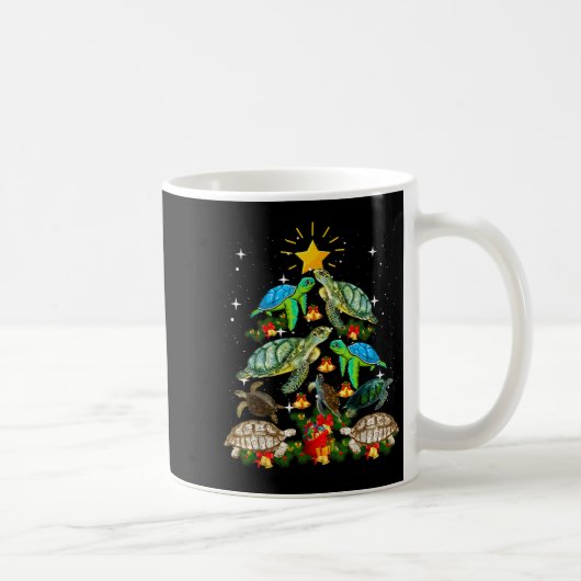 Mug Turtle Christmas Tree Shirt (Droite)
