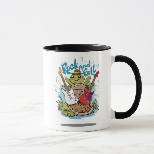 Mug Turtle Jam Session Rock Et Roll (Droite)