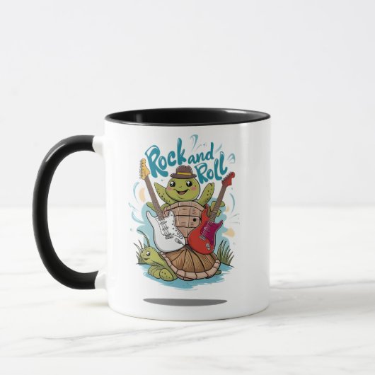 Mug Turtle Jam Session Rock Et Roll (Gauche)