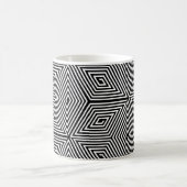 Mug Turtle shell [black] - Japanese Pattern (Centre)