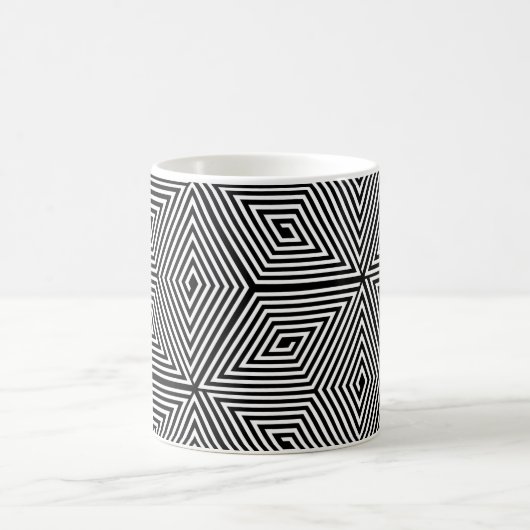 Mug Turtle shell [black] - Japanese Pattern (Centre)