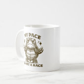 Mug Turtle Time Mon Pace N'Est Pas Une Race Drôle Anim (Devant gauche)
