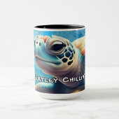 Mug Turtley Chillin' Sea Turtle Gros plan Vibes (Centre)