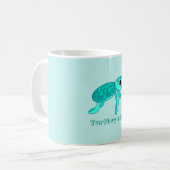 Mug Turtley cool petite tortue de mer (Devant gauche)
