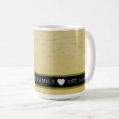 Mug Tuscan Sun Venetian Plaster Custom Family (Devant droit)