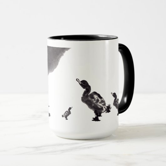 Mug Tuschekunst chinois avec motif canard (Devant droit)