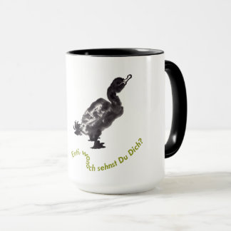 Mug Tuschekunst chinois avec motif canard