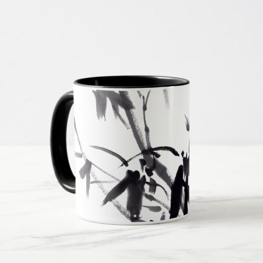 Mug Tuschekunst chinois en bambou (Devant gauche)
