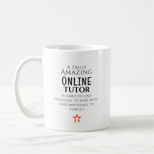 Mug Tuteur en ligne incroyable difficile à trouver per (Gauche)