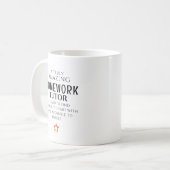 Mug Tuteur Incroyable Pour Les Devoirs Difficile À Tro (Devant gauche)