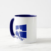 Mug Tux Linux Penguin devient médiéval (Devant gauche)