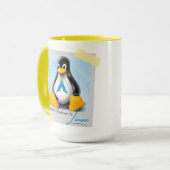 Mug Tux Windows Arch Linux mis à niveau (Devant gauche)