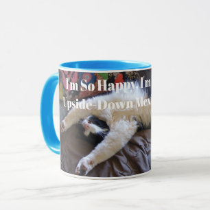 Mug Tuxedo Cat Cute faire une vague mexicaine drôle Mu