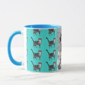Mug Tuxedo Cat Danses amusantes et joyeuses (Gauche)