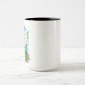 Mug Tuxedo Chat et Lilies | Devis inspirant (Centre)