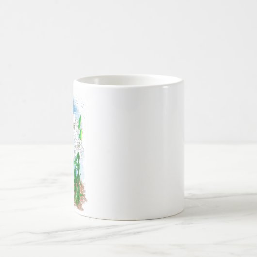 Mug Tuxedo Chat et Lilies | Devis inspirant (Centre)