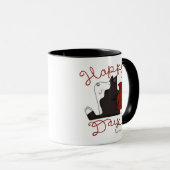 Mug Tuxedo Chat - Jours heureux (Devant droit)