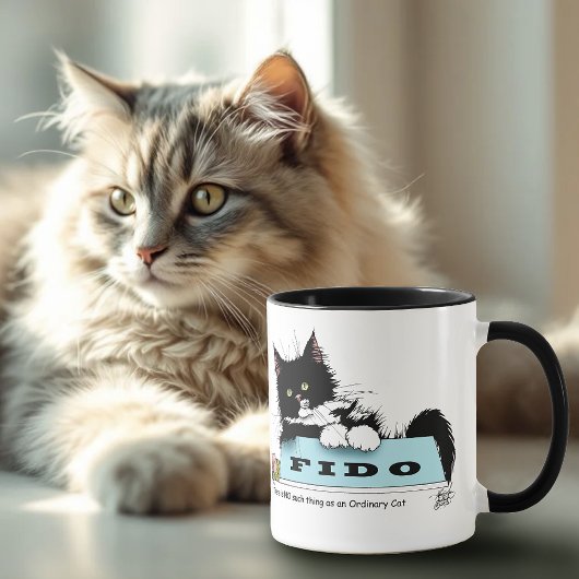 Mug Tuxedo Kitten Chien's Bowl